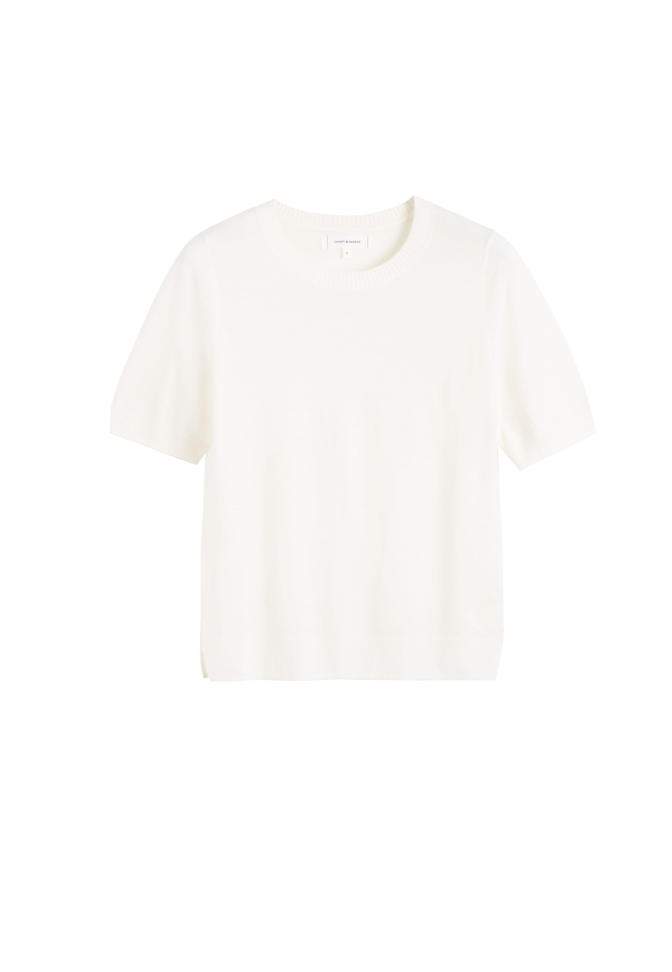 Chinti & Parker Trui 'Pure Merino' in Beige: voorkant