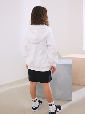 Next Sweatjacka i vit