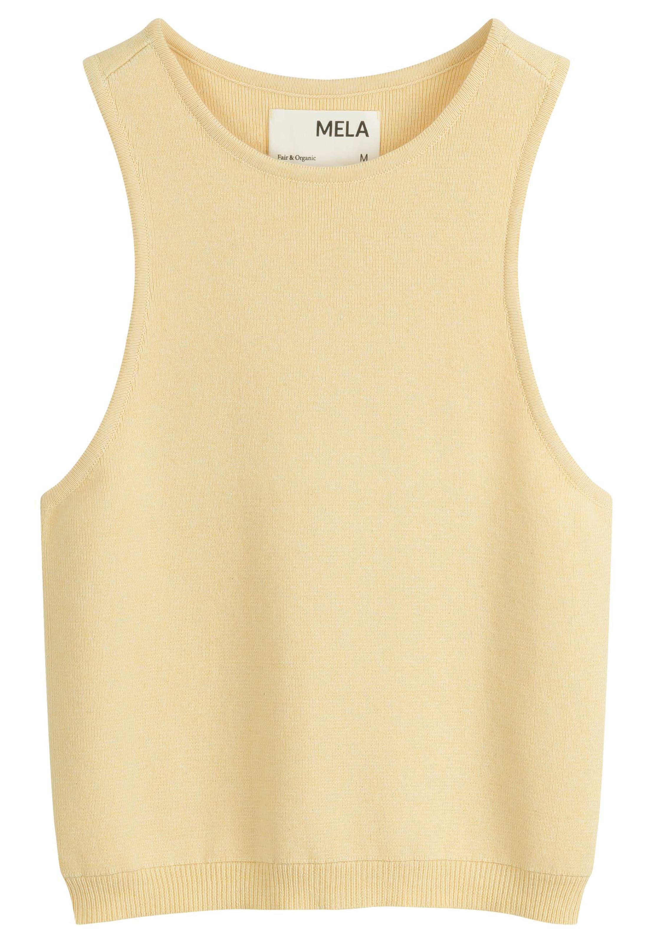 MELA Kardigany 'NIKARA' – žlutá: přední strana