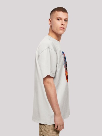 T-Shirt 'Basketball Sports Collection On FIRE' F4NT4STIC en gris