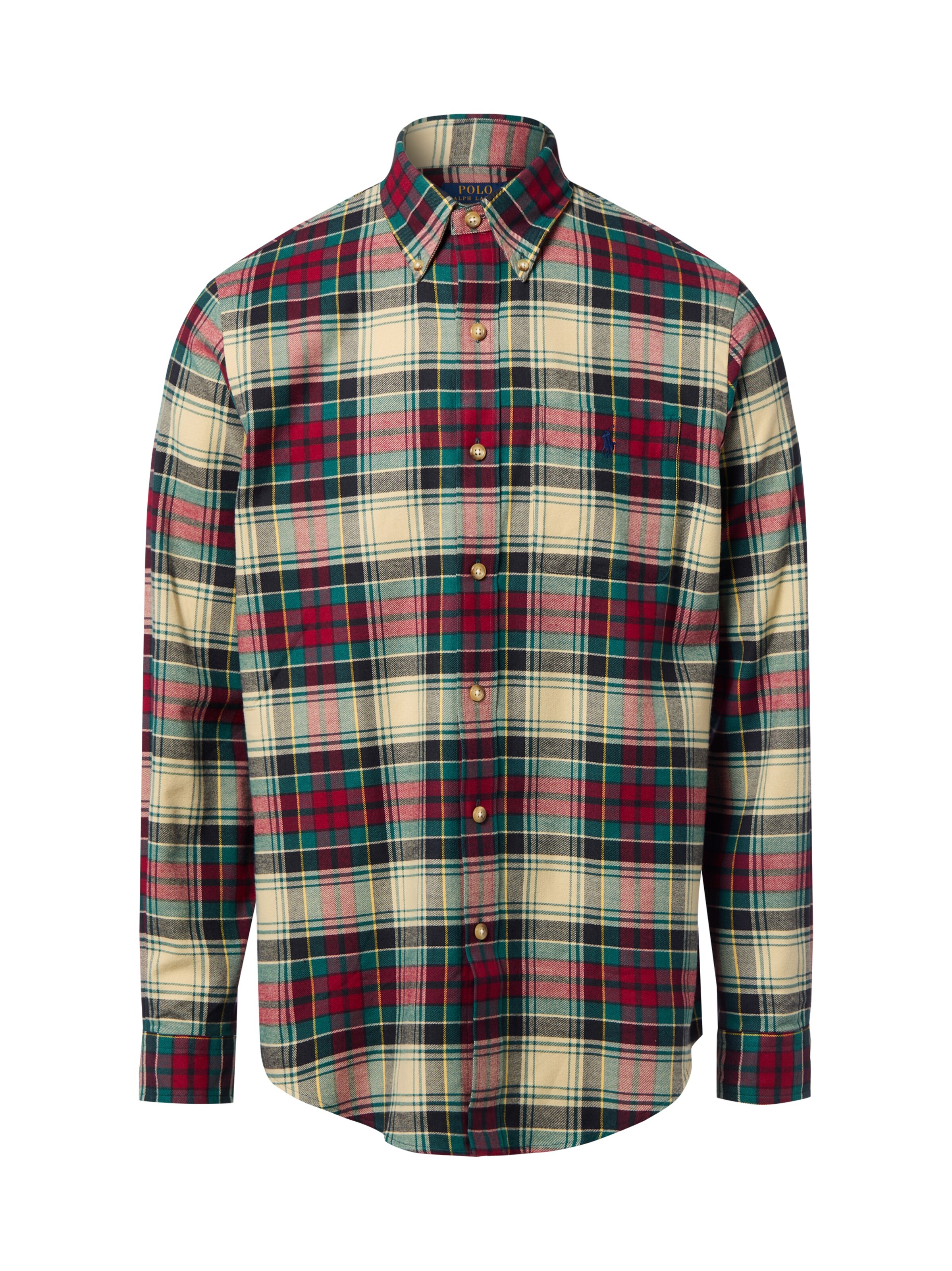 Coupe regular Chemise Polo Ralph Lauren en vert : devant