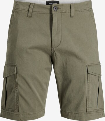 Pantalon cargo 'Joe' JACK & JONES en vert : devant