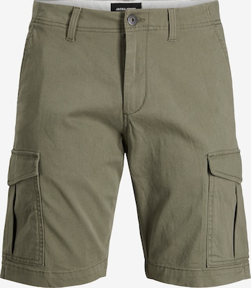 JACK & JONES - Pantalón cargo 'Joe' en verde: frente