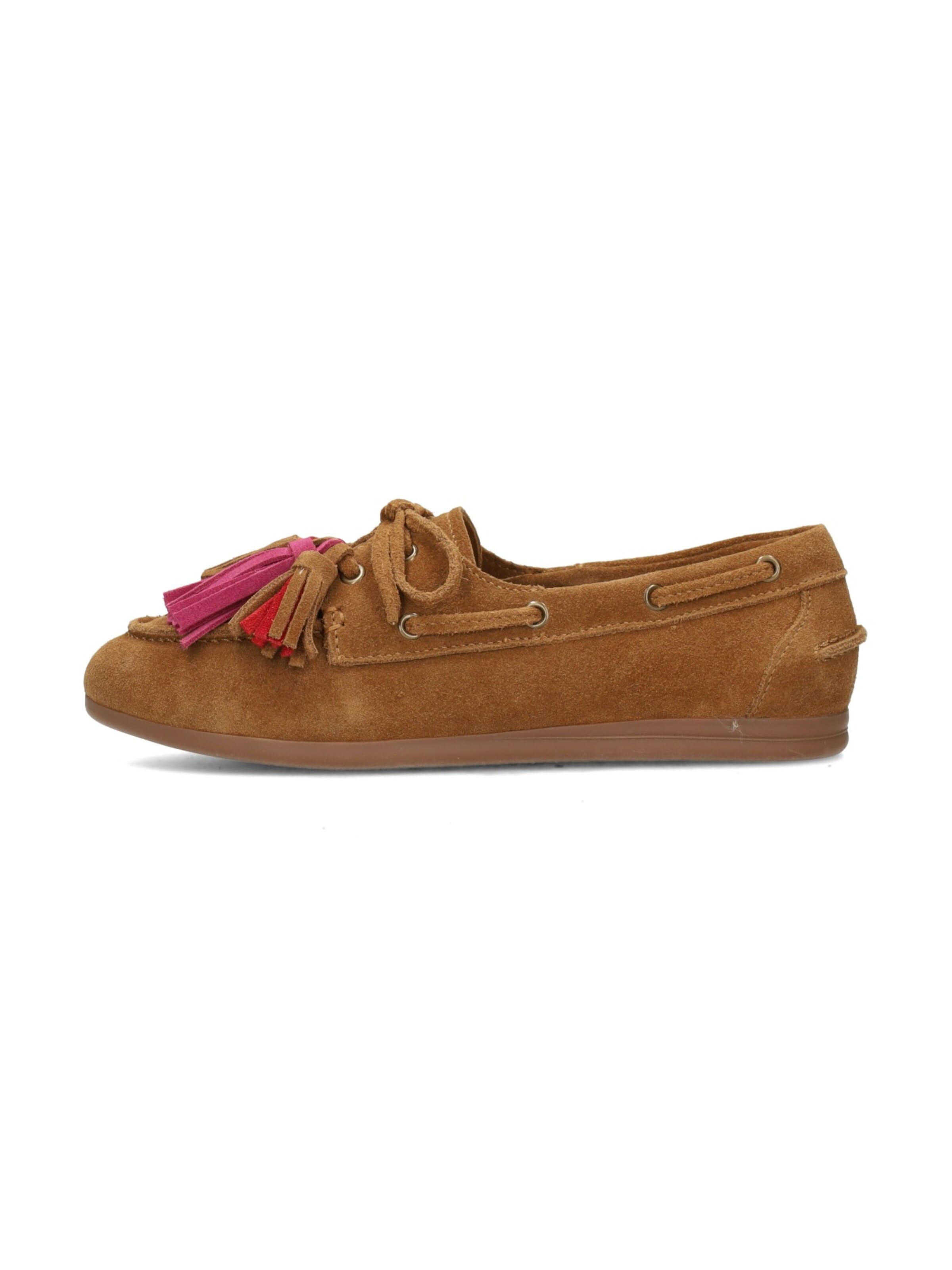 Poelman Instappers 'Poelman ANNE Damen Loafer' in Bruin: voorkant