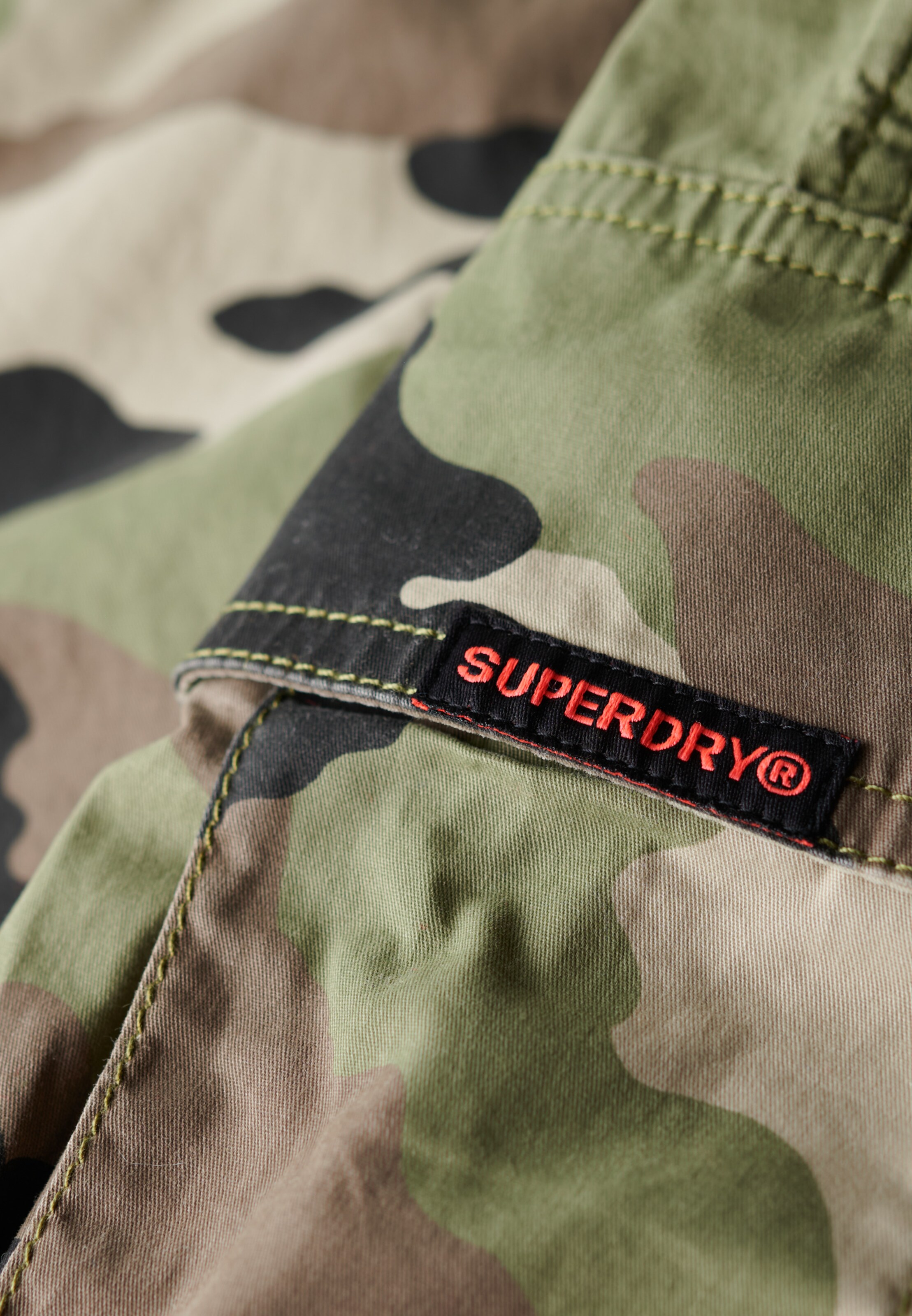 Superdry Regular Cargohose in Grün