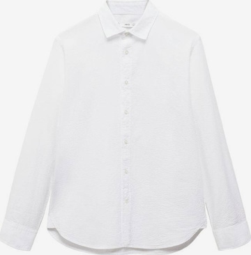 MANGO MAN Button Up Shirt 'Soller' in White: front
