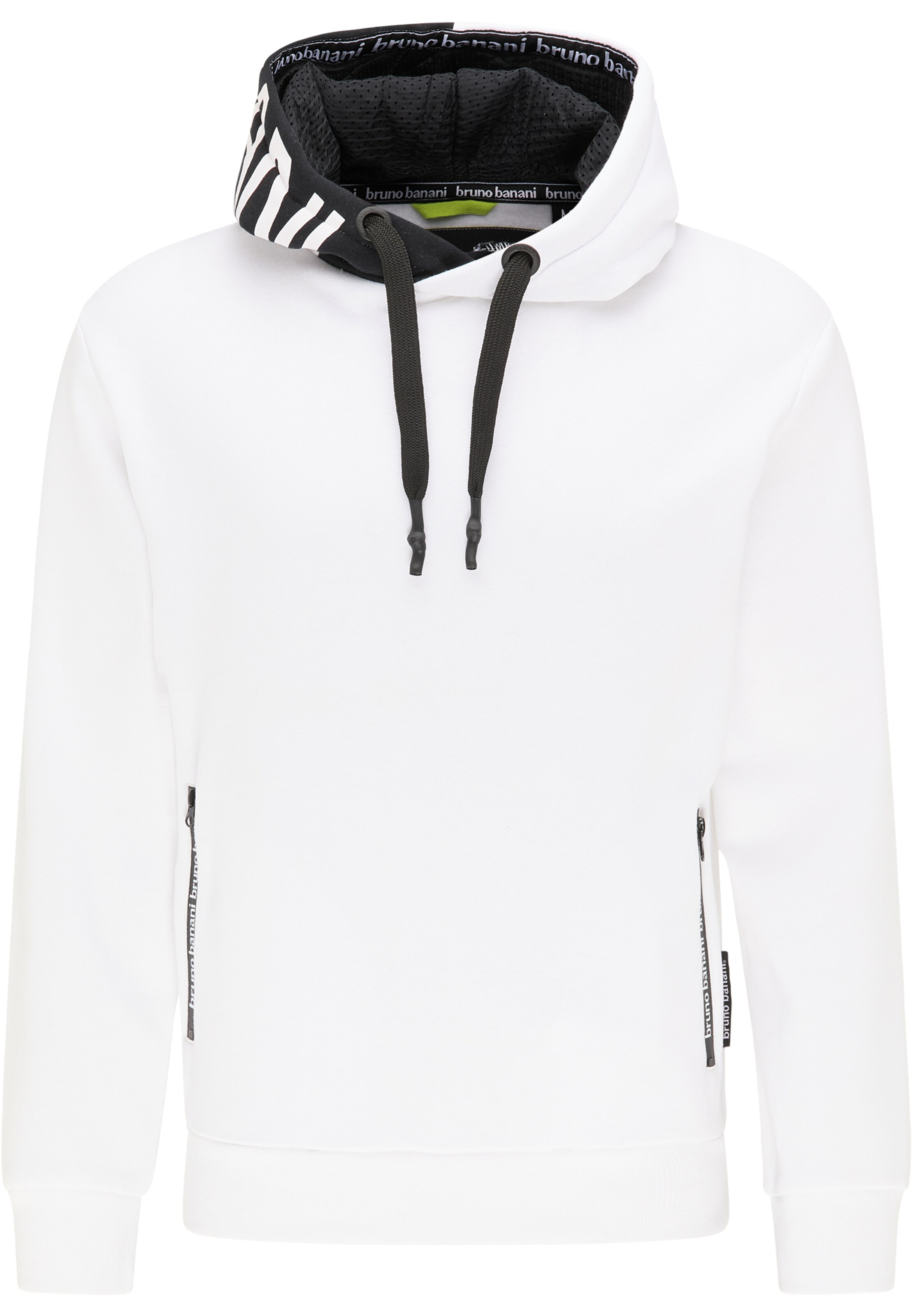 Bruno Banani Sweatshirt 'Reed' in Wit: voorkant