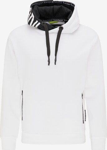 BRUNO BANANI Sweatshirt 'Reed' in Wit: voorkant