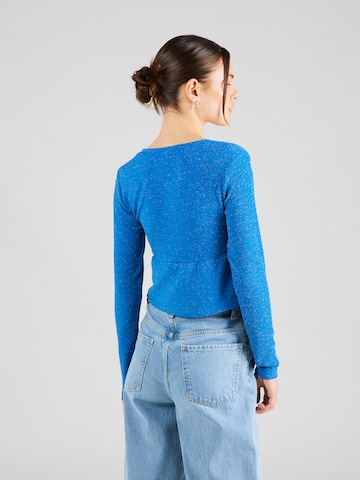 T-shirt 'LINA' PIECES en bleu