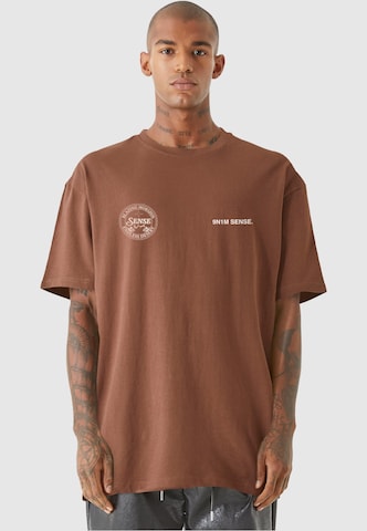 9N1M SENSE Shirt 'Endless Dessert' in Brown: front