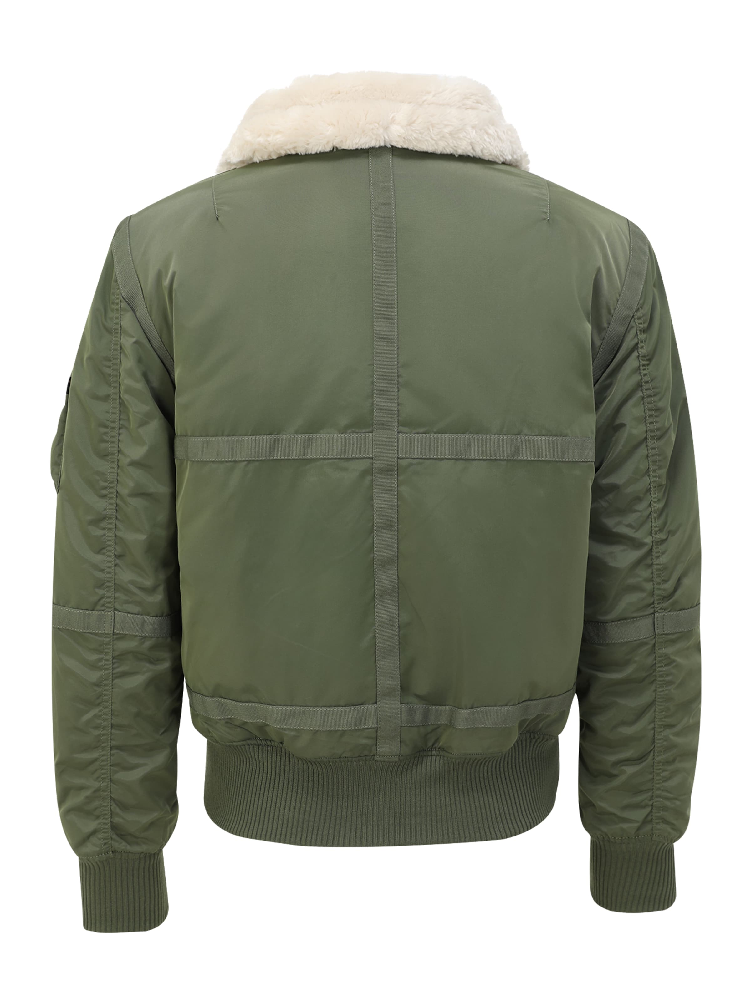 ALPHA INDUSTRIES Regularny krój Kurtka przejściowa 'B15-3 TT' w kolorze zielony