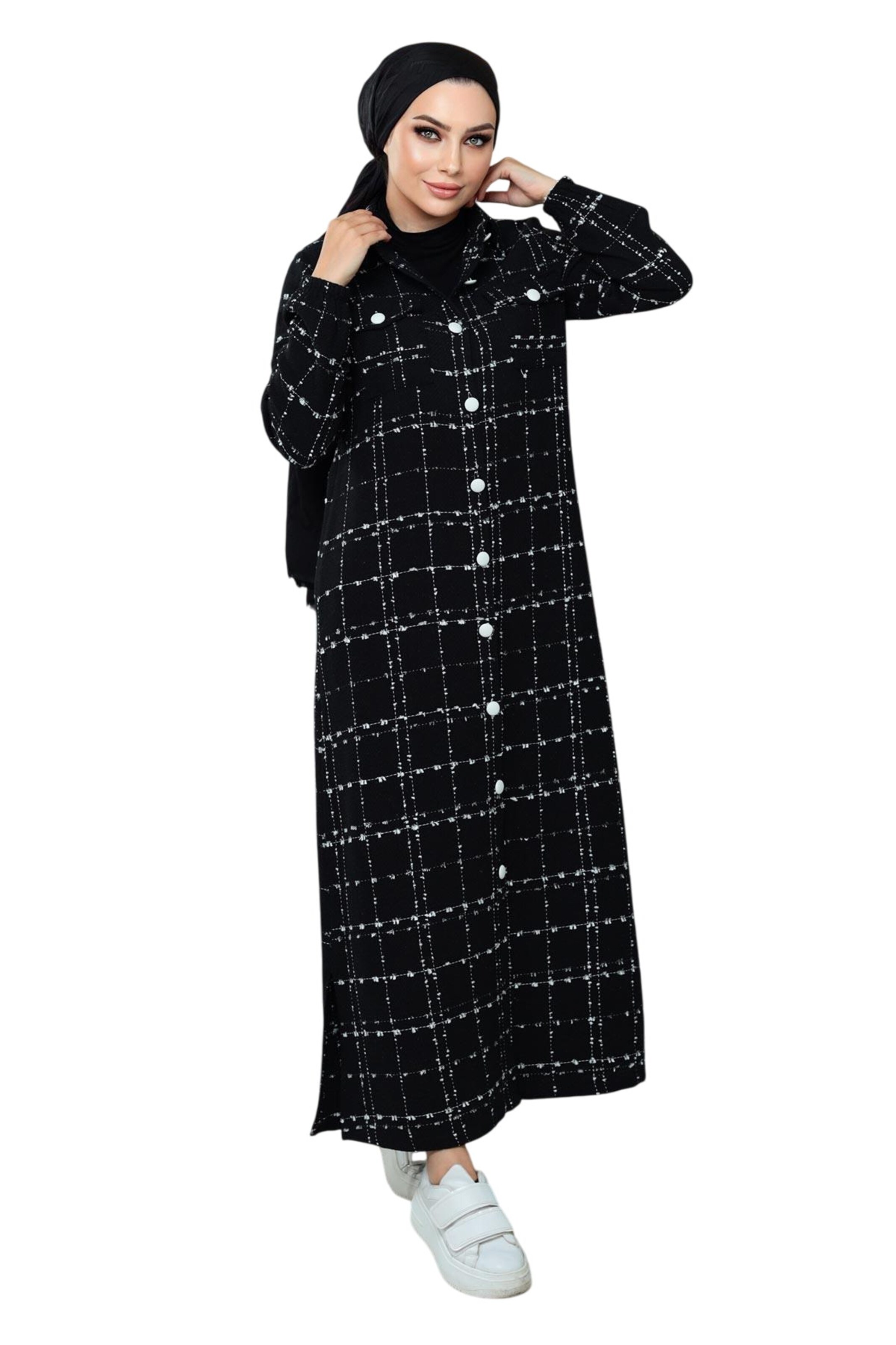 MODAMIHRAM Between-seasons coat in Black