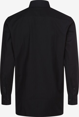 OLYMP Regular fit Zakelijk overhemd 'Dynamic Flex' in Zwart