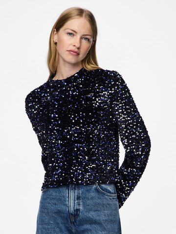 Camicia da donna 'PCKam' di PIECES in blu: frontale
