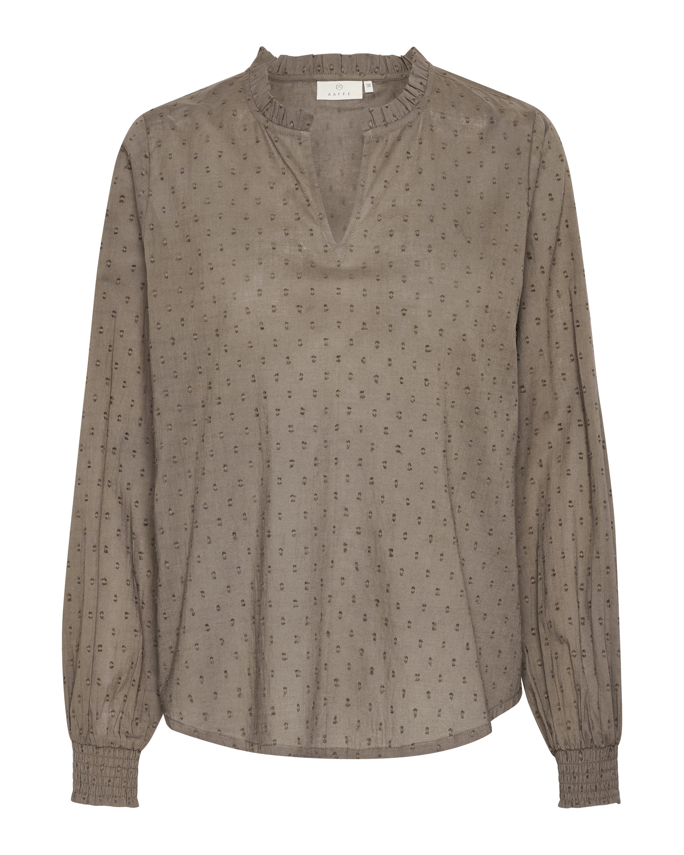 Kaffe Blouse 'KA Lydia' in Brown: front