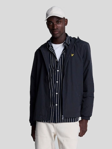 Lyle & Scott Winterjas in Blauw: voorkant