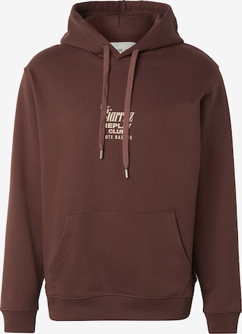 REPLAY - Sweatshirt 'M3310' em castanho: frente
