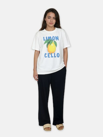 salzhaut Shirt 'BAALJE' in Weiß