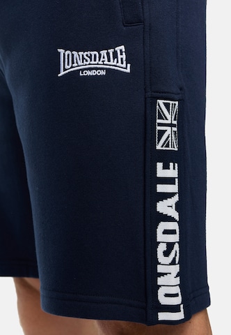LONSDALE Regular Sports trousers 'Bray' in Blue