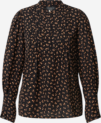 SELECTED FEMME Bluse 'Livia' in gelb / schwarz, Produktansicht