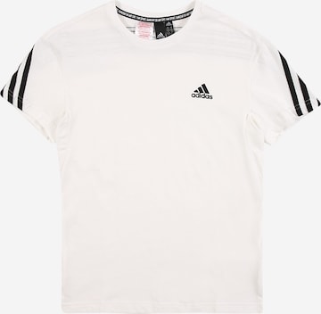 ADIDAS PERFORMANCE - Camiseta funcional en blanco: frente