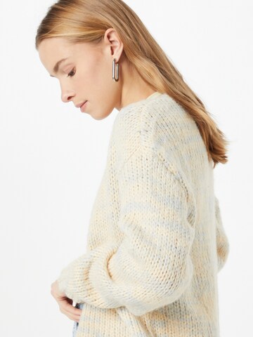 Cardigan 'NANNA' PIECES en beige