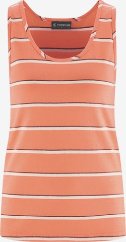 HempAge Top in Orange: predná strana