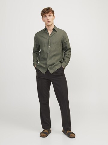 JACK & JONES Regular Fit Hemd 'Lawrence' in Grün