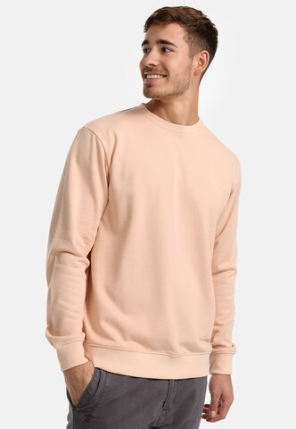 INDICODE JEANS Sweatshirt 'Holt' in Beige: voorkant