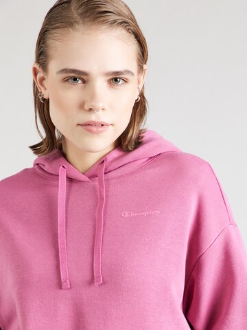 Felpa di Champion Authentic Athletic Apparel in rosa