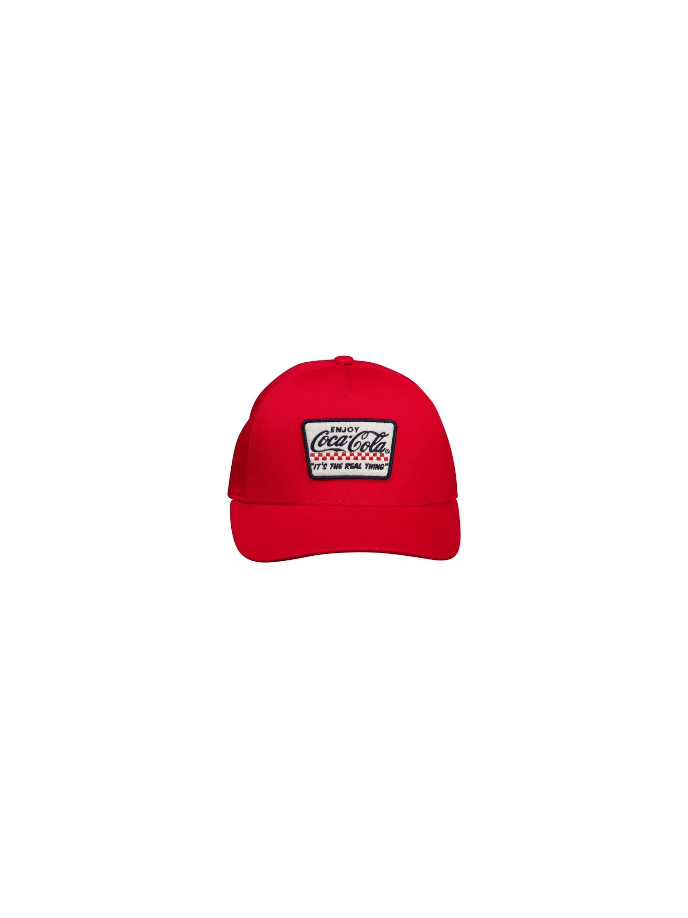 Casquette ' DELICIOUS ' Deeluxe en rouge : devant