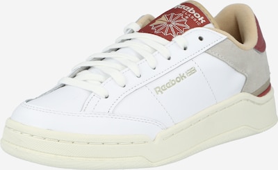 Reebok Classic Niske tenisice 'Ad Court' u svijetlosiva / burgund / bijela, Pregled proizvoda