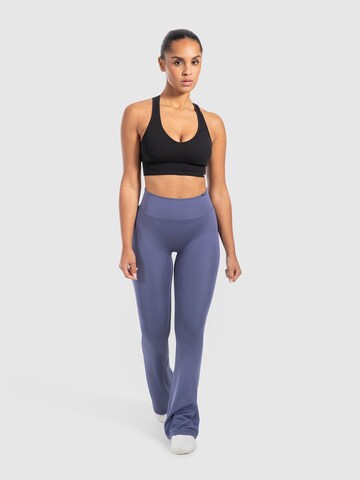 évasé Pantalon de sport ' Loreen ' Smilodox en bleu