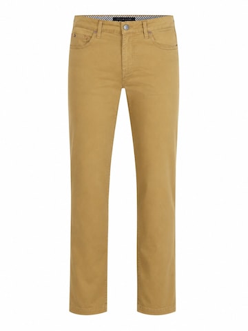 TOMMY HILFIGER Slimfit Folkdräktsbyxa 'PANTS' i gul: framsida