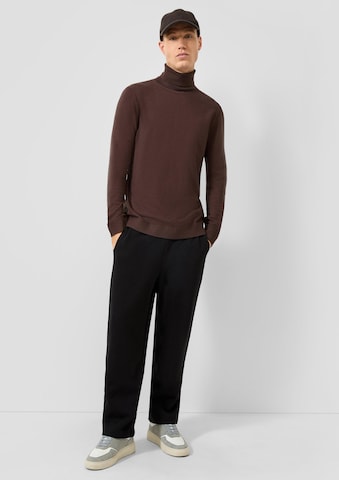 QS Pullover in Braun: Vorderseite