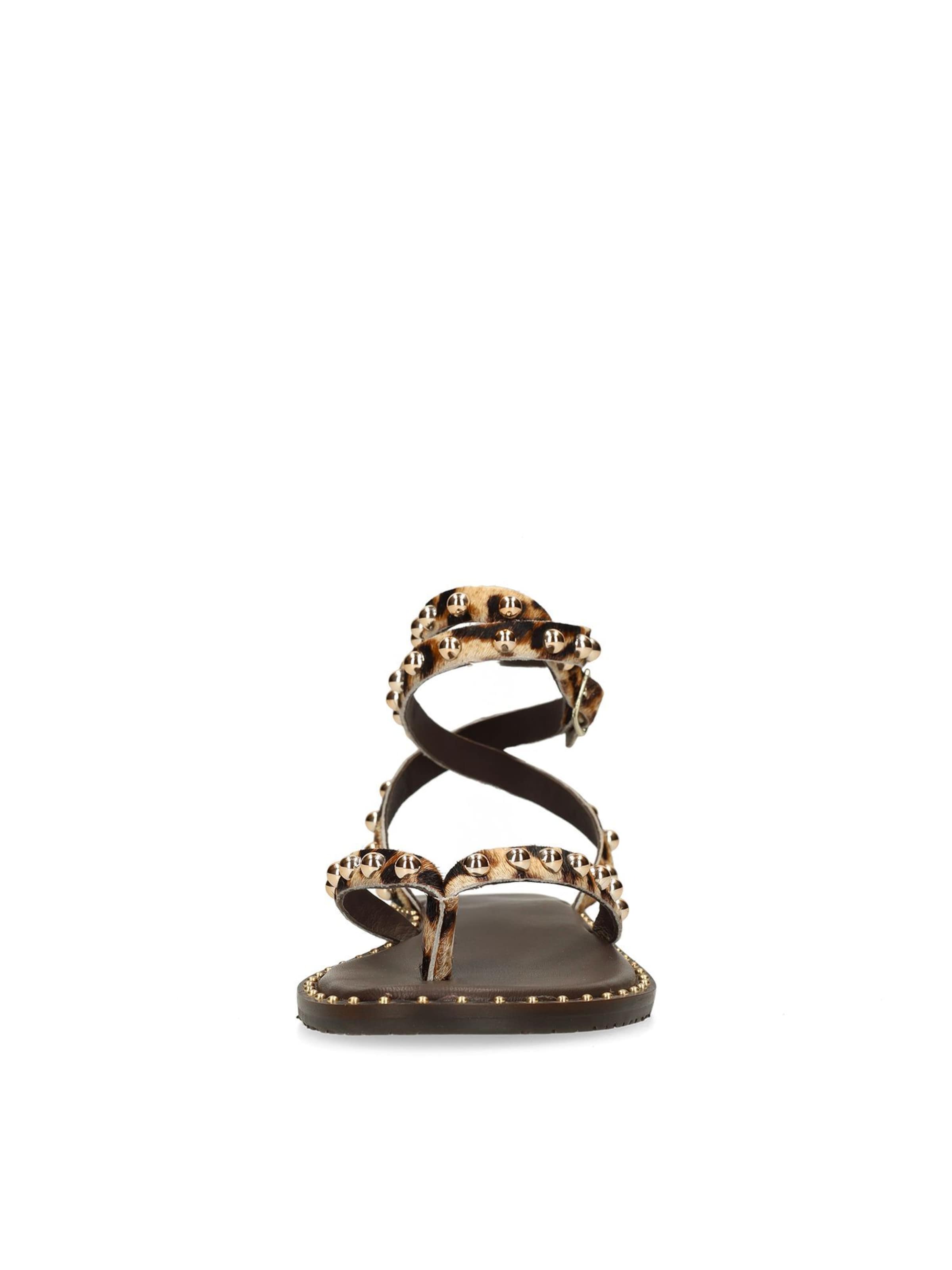 Tongs SACHA en marron