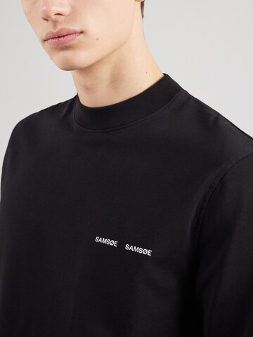 Samsøe Samsøe Regular Fit Bluser & t-shirts 'Norsbro' i sort