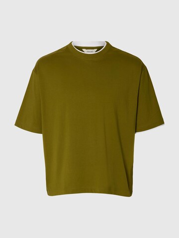 SELECTED Shirt in Green: front