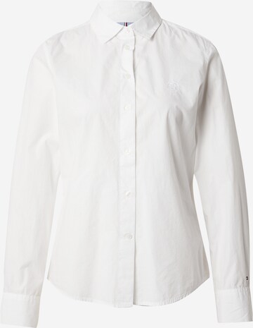 TOMMY HILFIGER - Blusa 'ESSENTIAL' em branco: frente