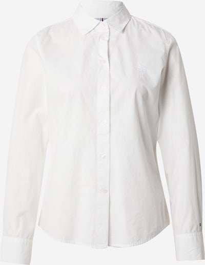 TOMMY HILFIGER Bluse 'ESSENTIAL' in weiß, Produktansicht