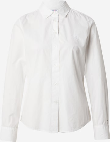 Camicia da donna 'ESSENTIAL' di TOMMY HILFIGER in bianco: frontale