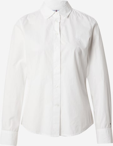 TOMMY HILFIGER - Blusa 'ESSENTIAL' en blanco: frente