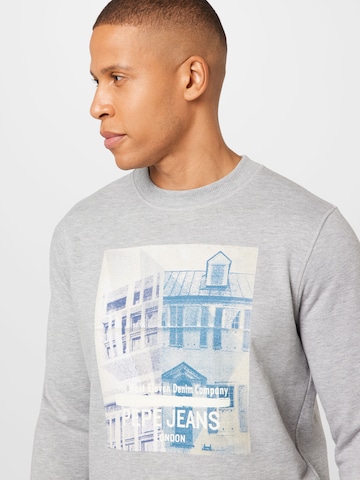 Pepe Jeans Sweatshirt 'PERCIVAL' in Grau