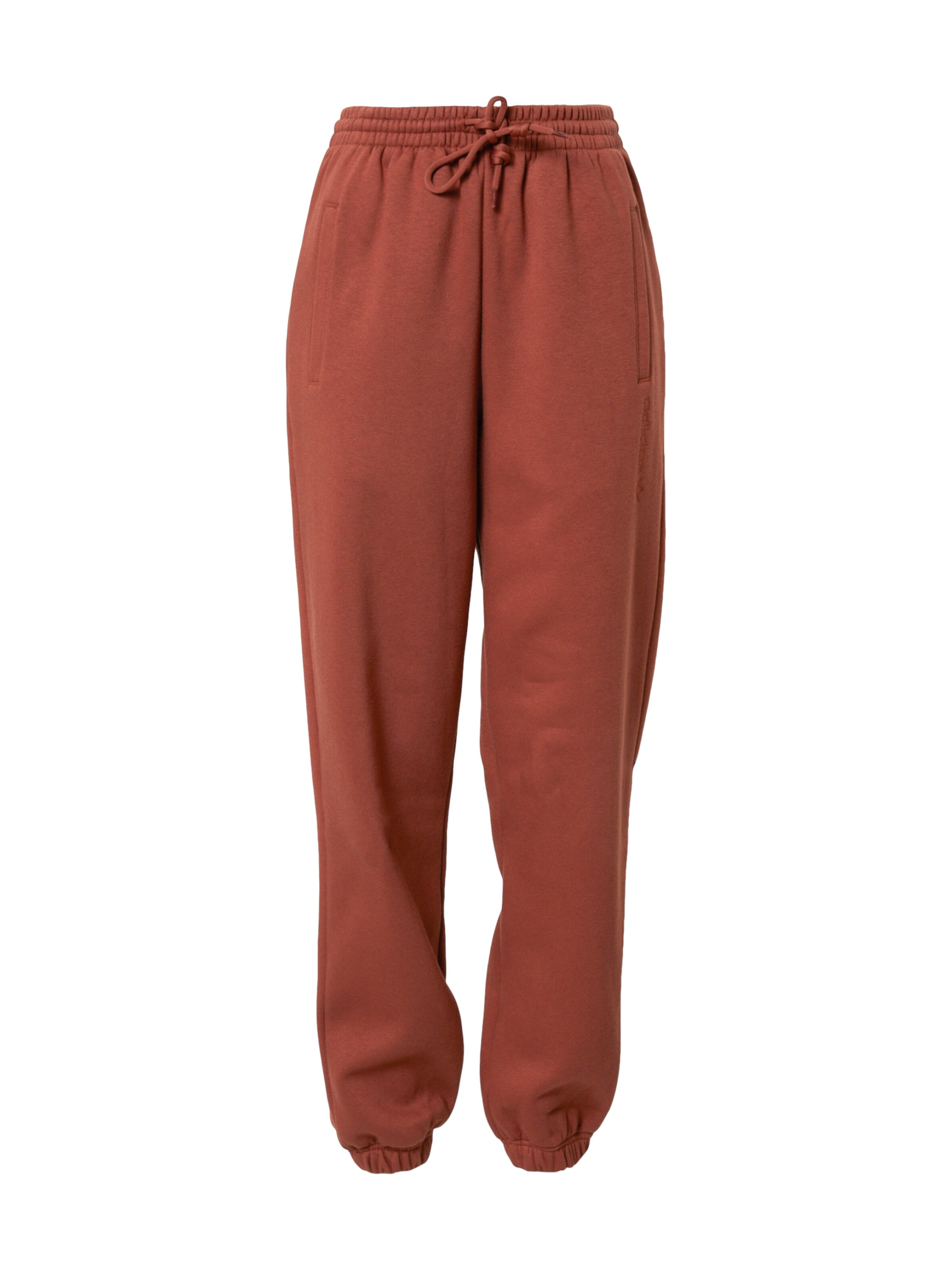 Effilé Pantalon ADIDAS ORIGINALS en marron : devant