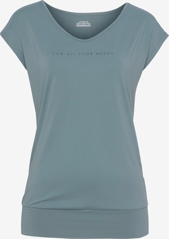 FAYN SPORTS Funktionsshirt in Blau: Vorderseite