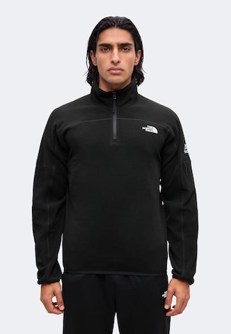 THE NORTH FACE Спортен пуловер 'MOUNTAIN ATHLETICS GLACIER' в черно: отпред