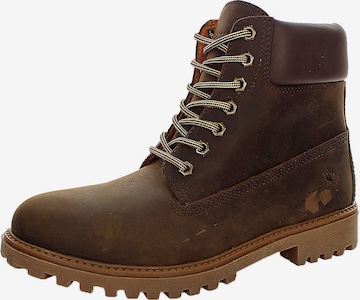 Lumberjack Lace-Up Boots 'River' in Brown: front