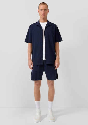 QS Regular Broek in Blauw