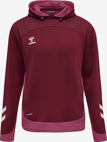 Sweat de sport Hummel en rose : devant