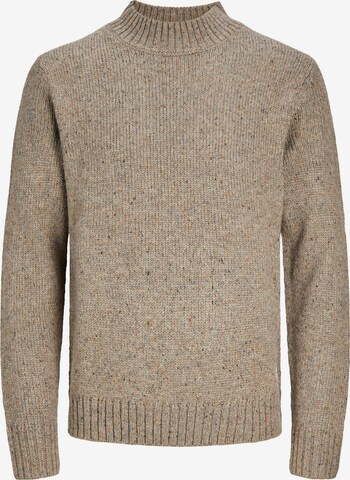 JACK & JONES Sweater 'NOLAN' in Brown: front